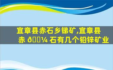 宜章县赤石乡锑矿,宜章县赤 🐼 石有几个铅锌矿业